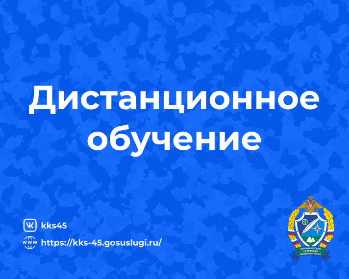 Дистанционное обучение.